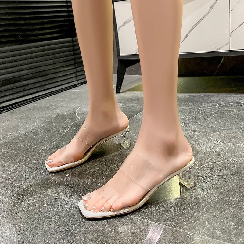 OMS Slide Slippers Women's Beige/Nude/Silver-4