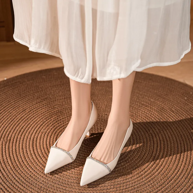 OMS Slim Heel High Heels 6.5cm Women's-3