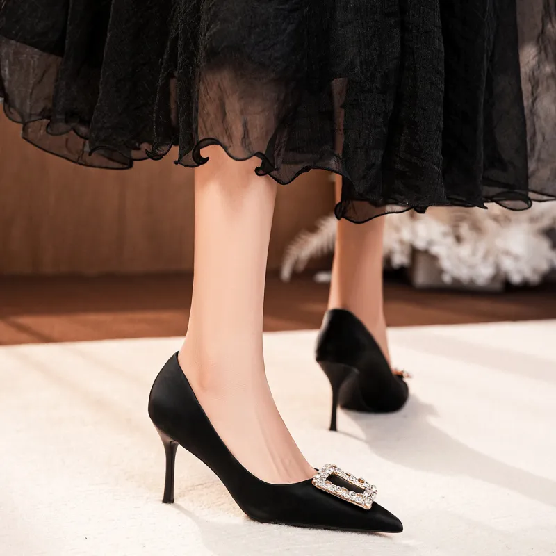 OMS Slim Heel High Heels Women's-2