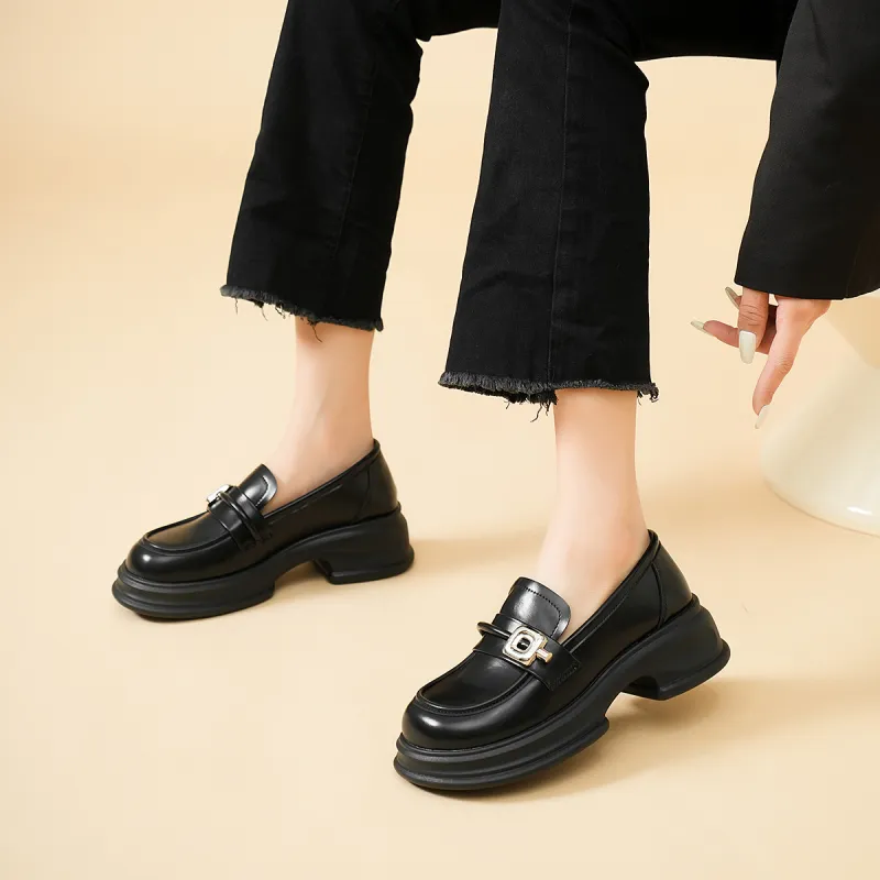 OMS Loafers Women's Black-5