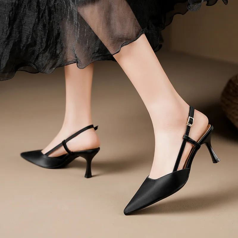 OMS Slim Heel High Heels Women's-4