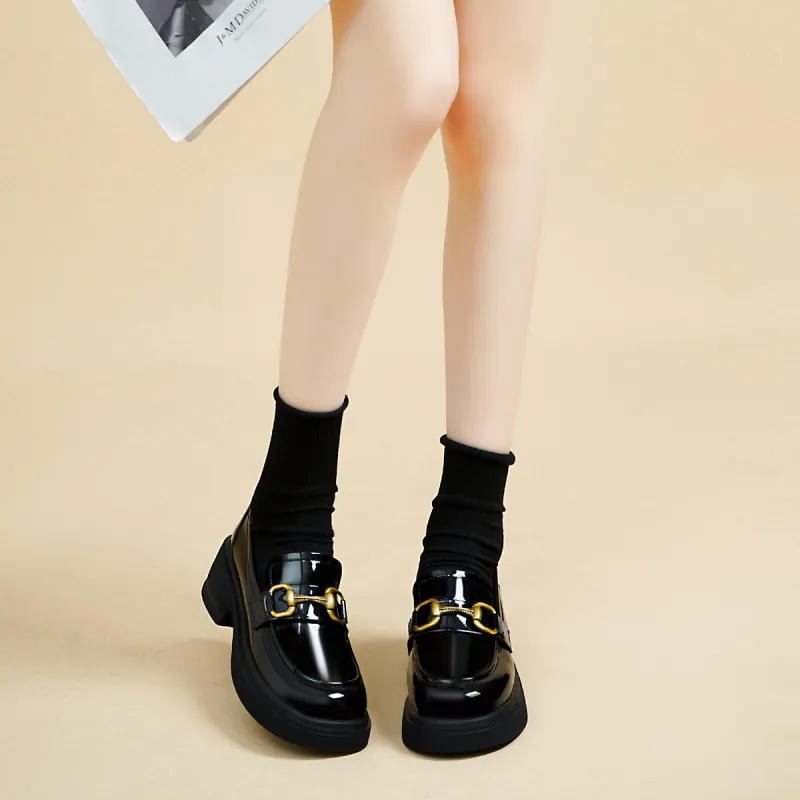 OMS Loafers Women's Black-1
