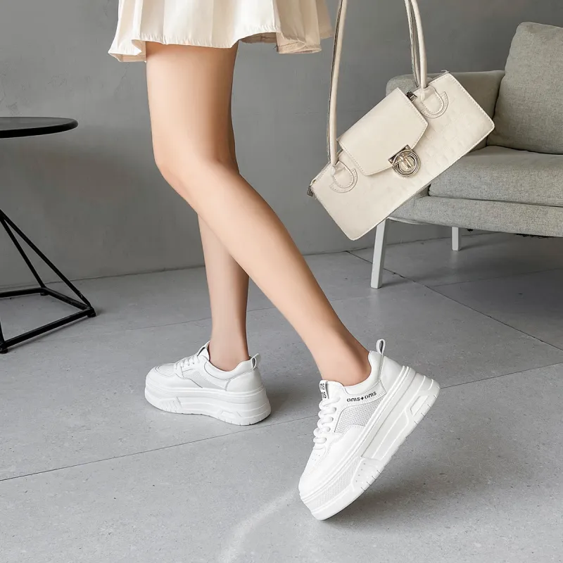 OMS Low Top Casual Shoes Women's White-2