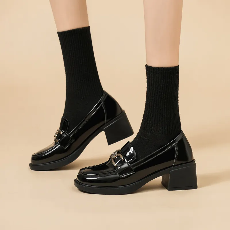 OMS Loafers Women's Black-4