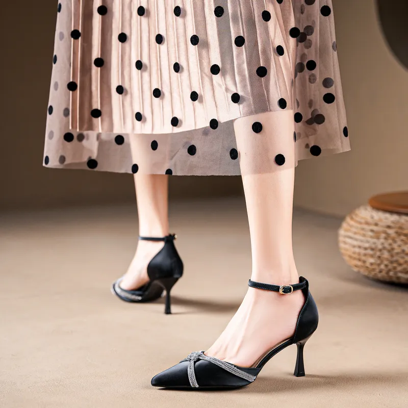 OMS Slim Heel High Heels Women's-4