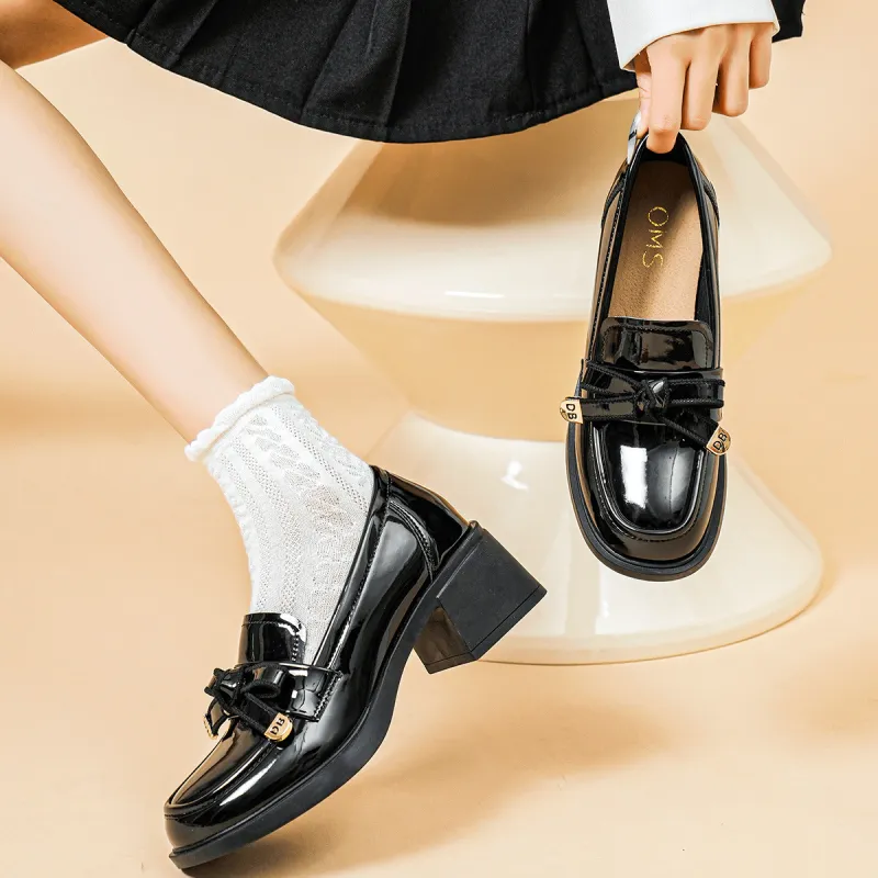 OMS Loafers Women's Black/Beige-2