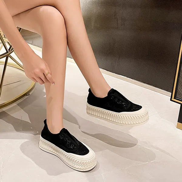 OMS Stylish Skateboarding Shoes 4cm Women's-7