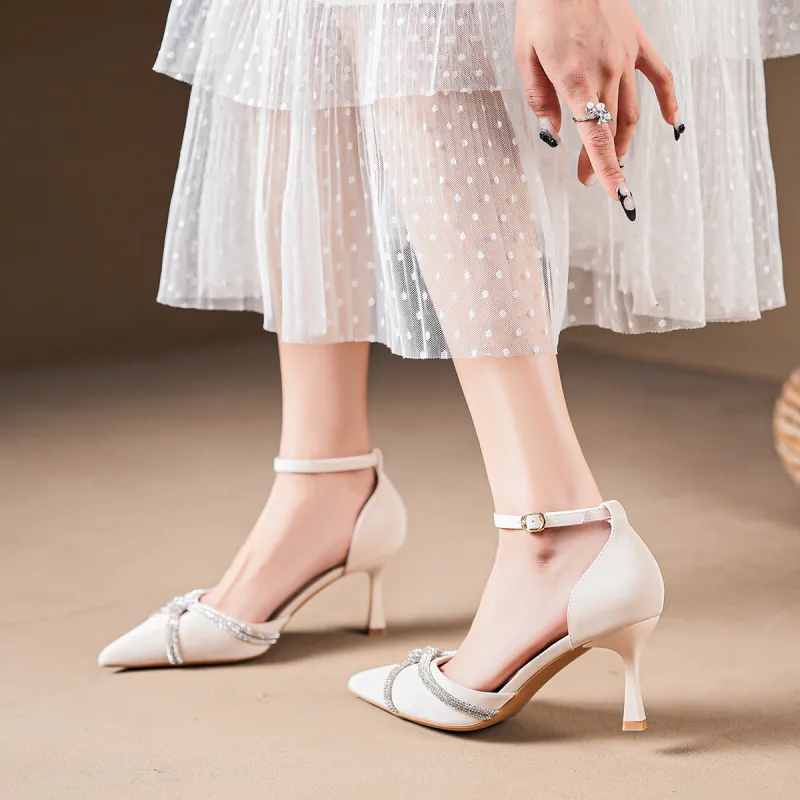 OMS Slim Heel High Heels Women's-8