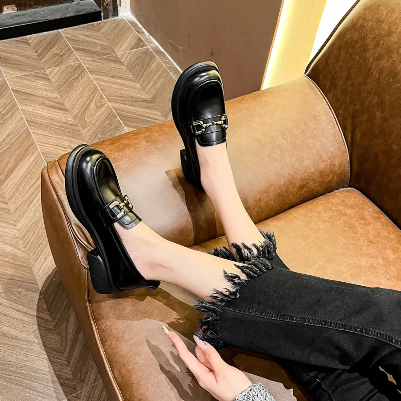 OMS Loafers Women's Black-4