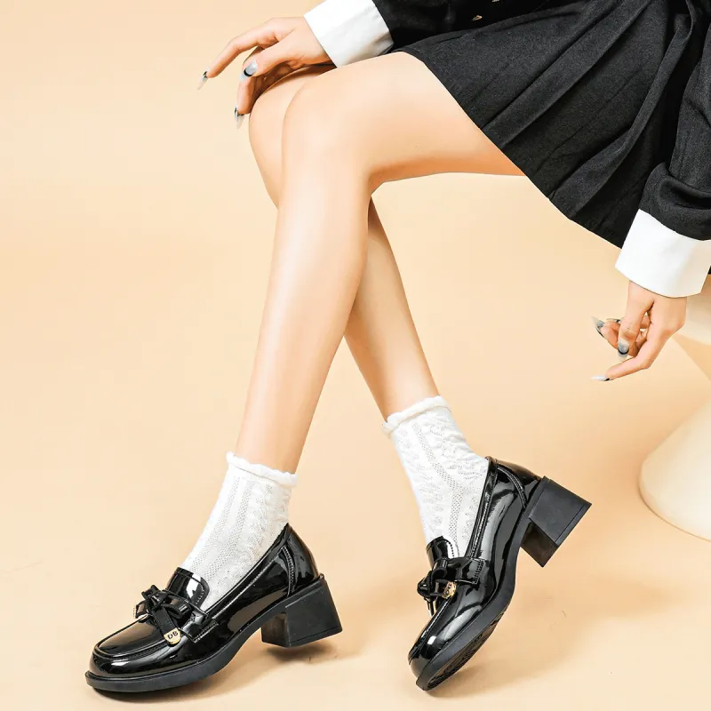 OMS Loafers Women's Black/Beige-3