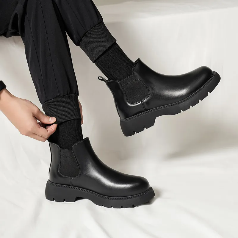 OMS Chelsea Boots 4.5cm Unisex Black-2