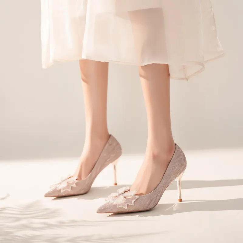 OMS Slim Heel High Heels 8.5cm Women's-5