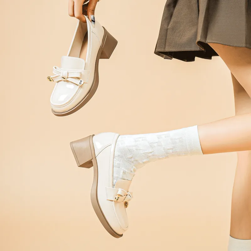 OMS Loafers Women's Black/Beige-8