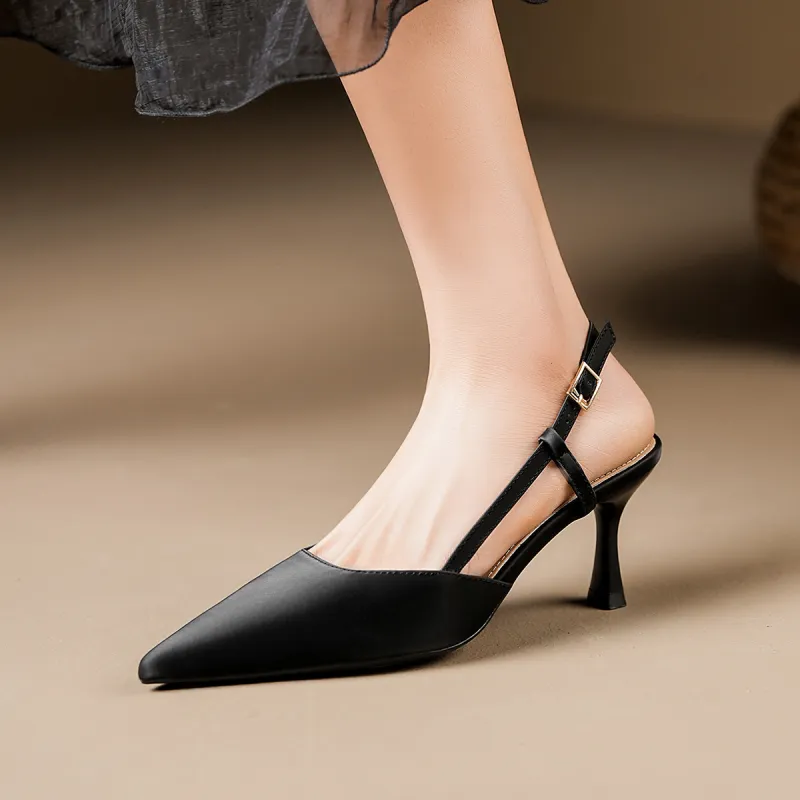 OMS Slim Heel High Heels Women's-2