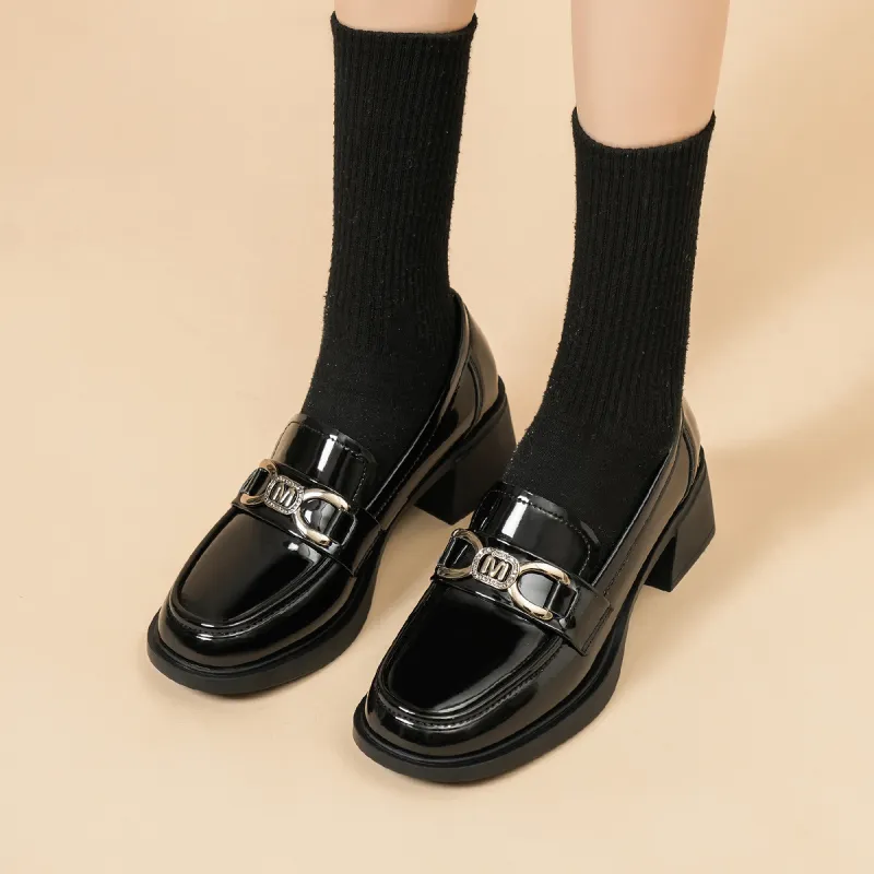 OMS Loafers Women's Black-1