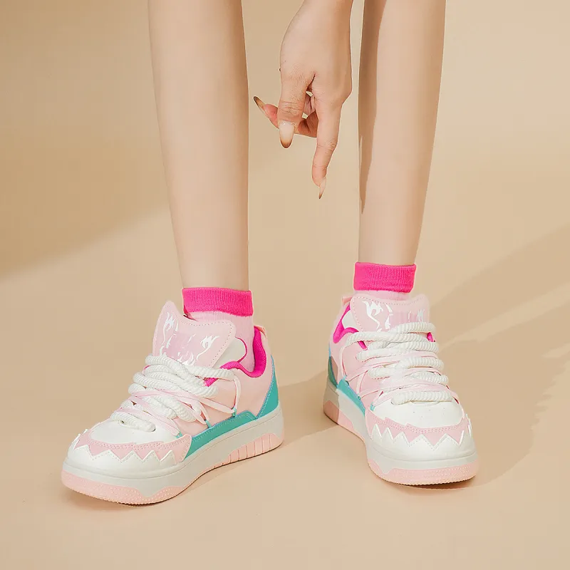 OMS Mid Top Skateboard Shoes Women's-3