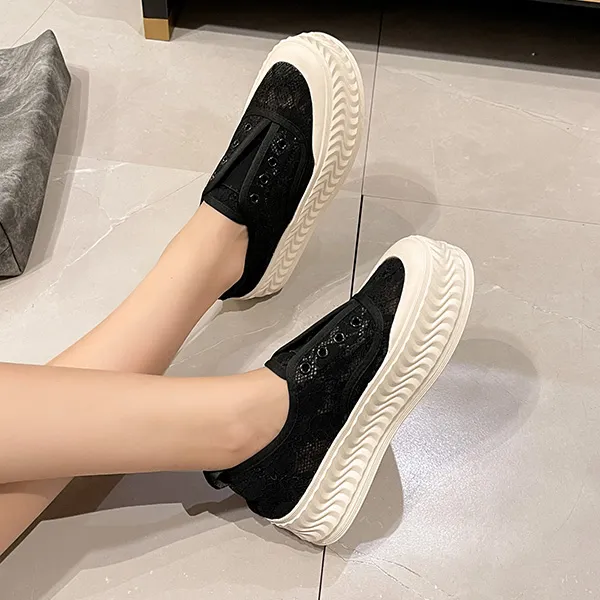 OMS Stylish Skateboarding Shoes 4cm Women's-8