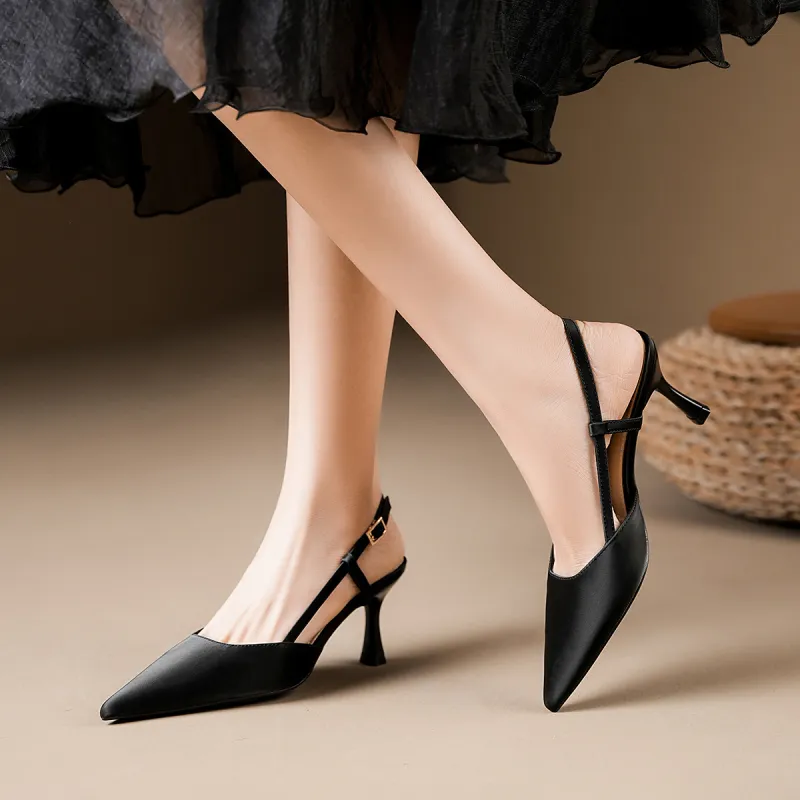 OMS Slim Heel High Heels Women's-5