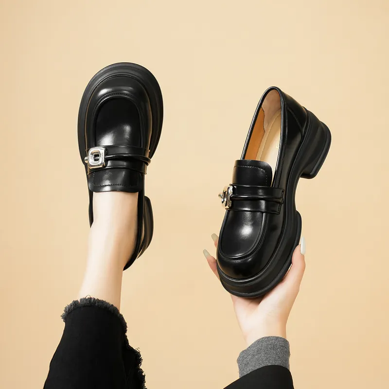 OMS Loafers Women's Black-1