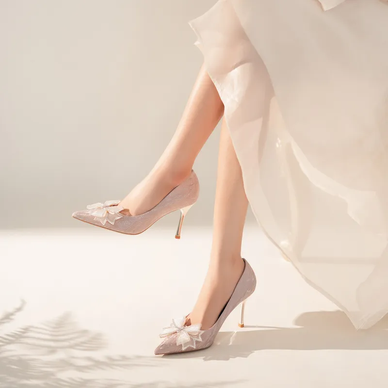 OMS Slim Heel High Heels 8.5cm Women's-1