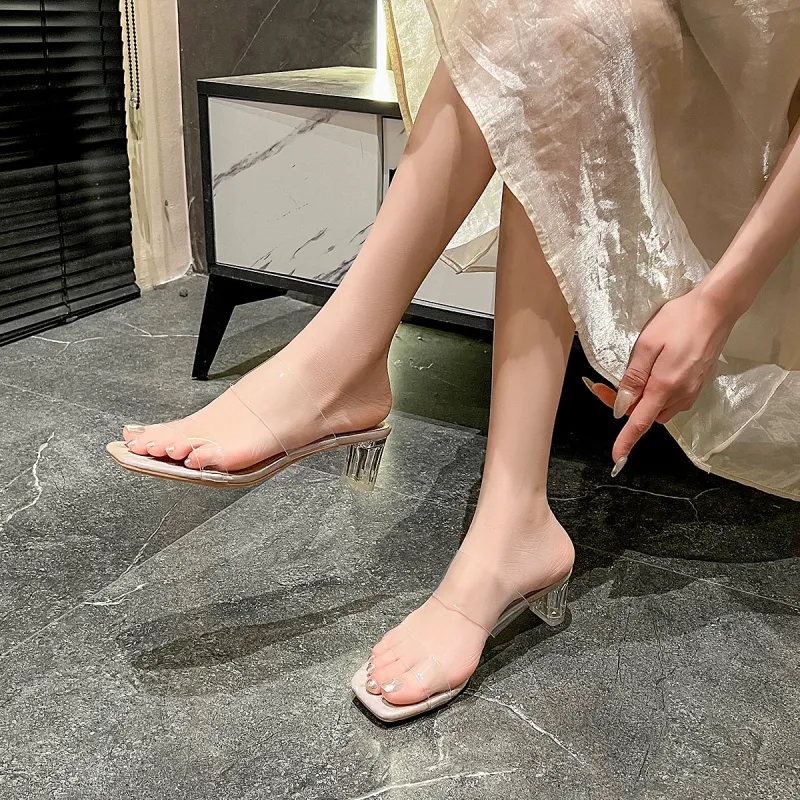 OMS Slide Slippers Women's Beige/Nude/Silver-7
