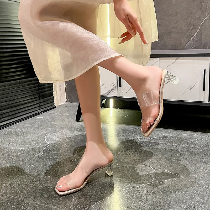 OMS Slide Slippers Women's Beige/Nude/Silver-9