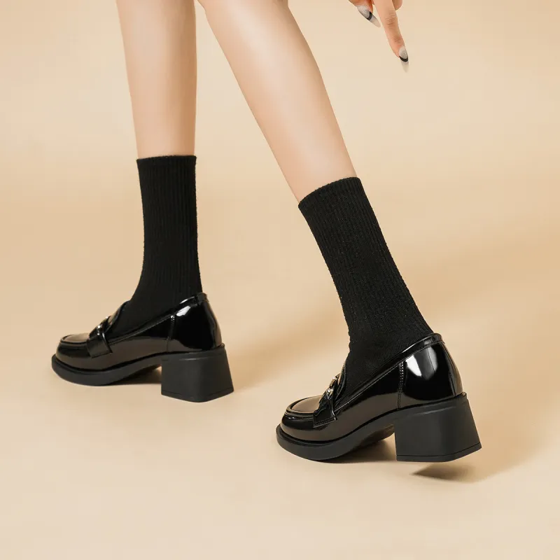 OMS Loafers Women's Black-5