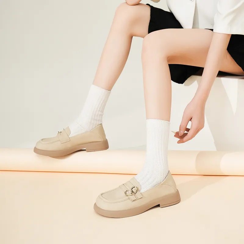 OMS Loafers Women's Beige/Khaki-3