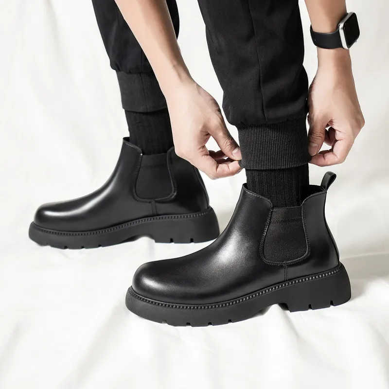 OMS Chelsea Boots 4.5cm Unisex Black-5