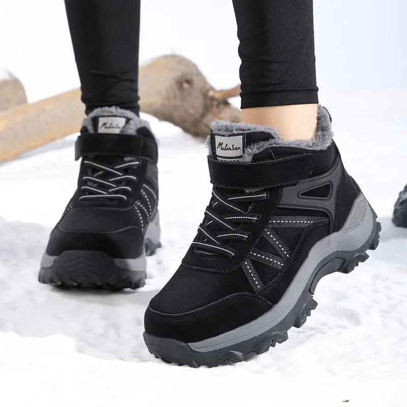 Mulinsen Warm Anti Slip And Wear Resistant Short Snow Boots Women's-4