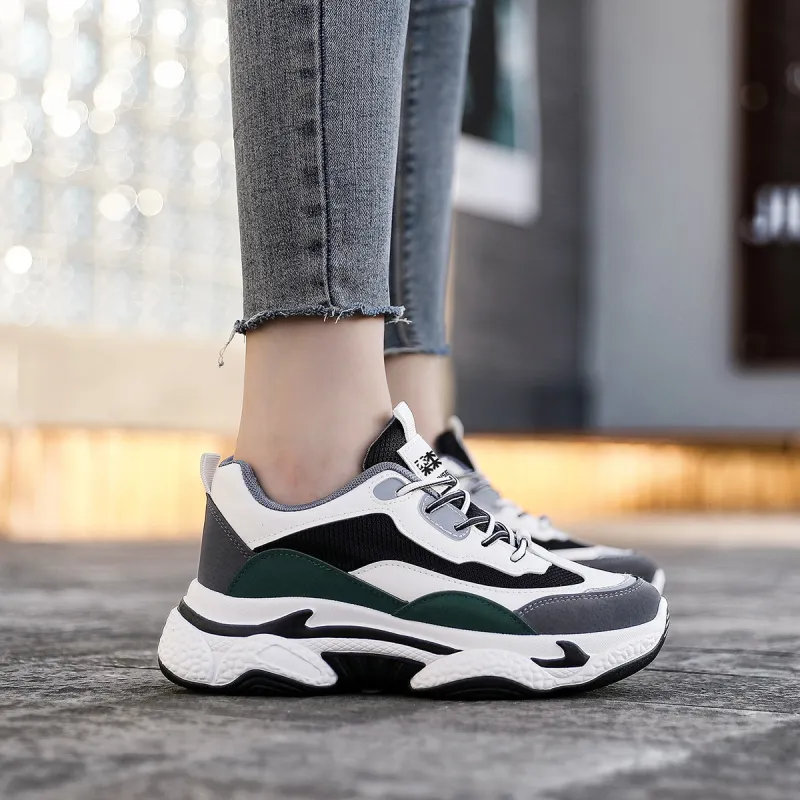 Mulinsen Comfortable And Versatile Height Increasing Slip-Resistant Chunky Sneakers Women's-8