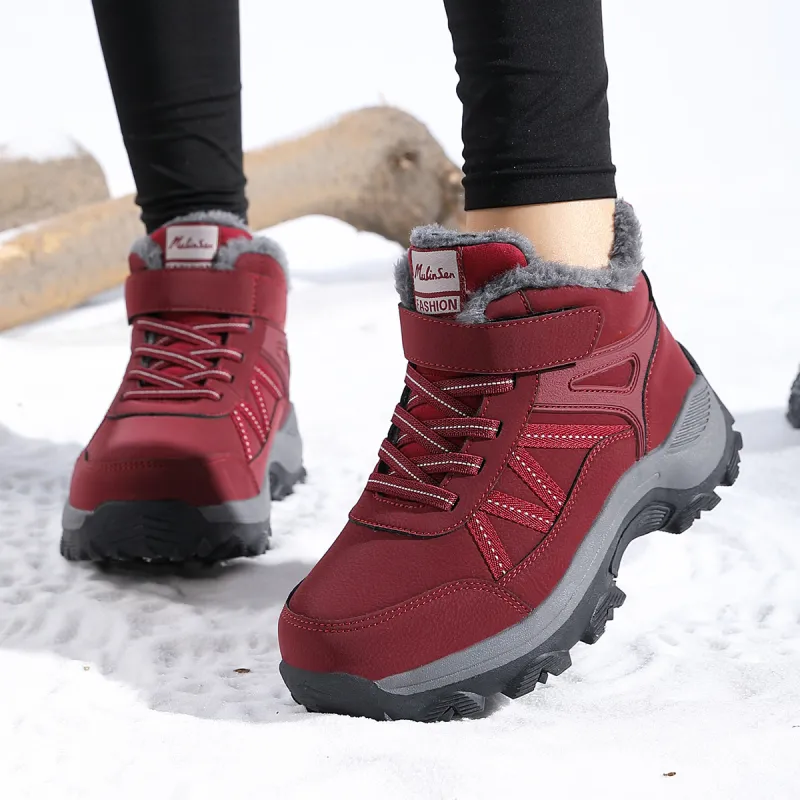 Mulinsen Warm Anti Slip And Wear Resistant Short Snow Boots Women's-12