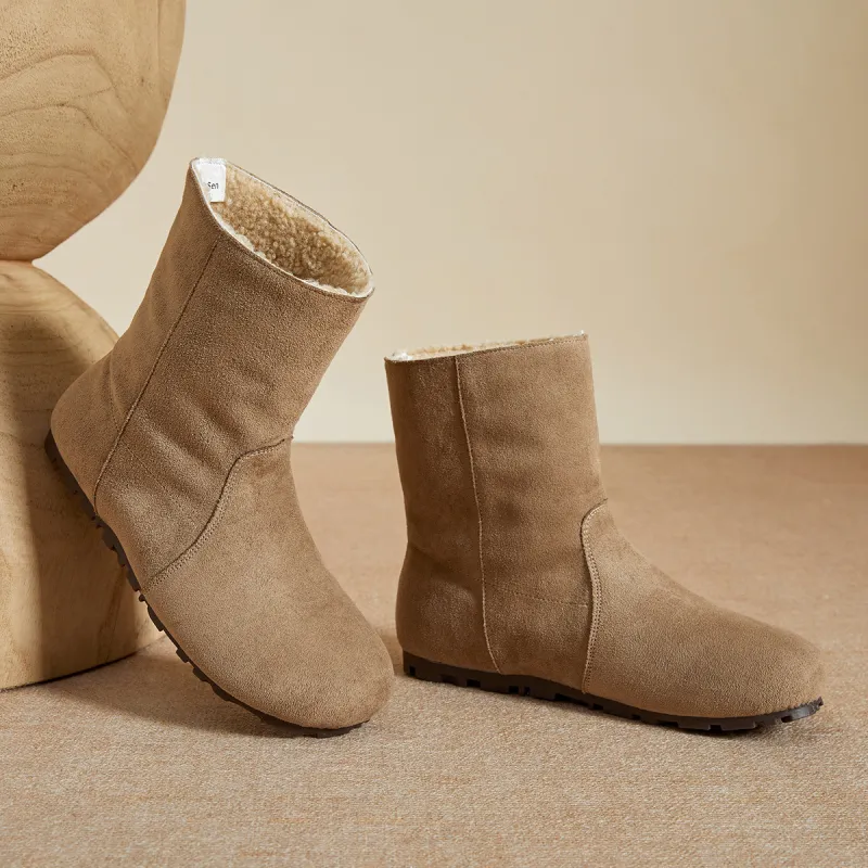 Mulinsen Ankle Boots Women's Greige/Khaki-6
