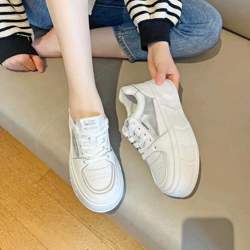 Mulinsen Breathable Low-Top Skateboard Shoes Women's-6