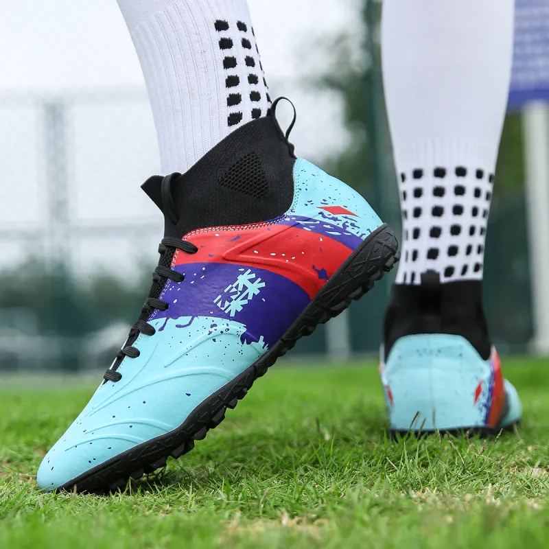 Mulinsen FG Rubber Long Studs Artificial Ground Anti-Slip Wear-Resistant Soccer Shoes Men's-6