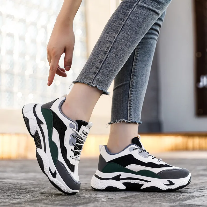 Mulinsen Comfortable And Versatile Height Increasing Slip-Resistant Chunky Sneakers Women's-6