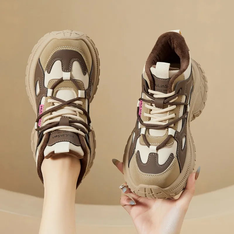 Mulinsen Warm Low-Top Chunky Sneakers Women's-3
