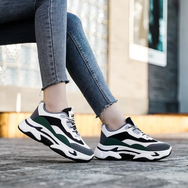 Mulinsen Comfortable And Versatile Height Increasing Slip-Resistant Chunky Sneakers Women's-7