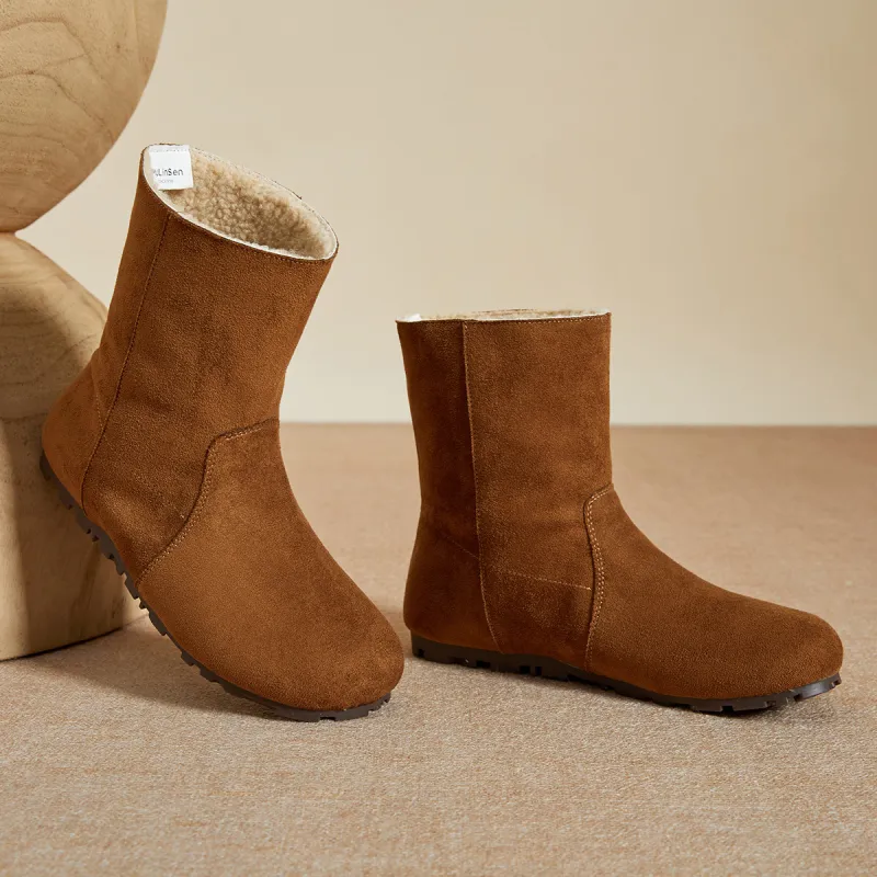 Mulinsen Ankle Boots Women's Greige/Khaki-13