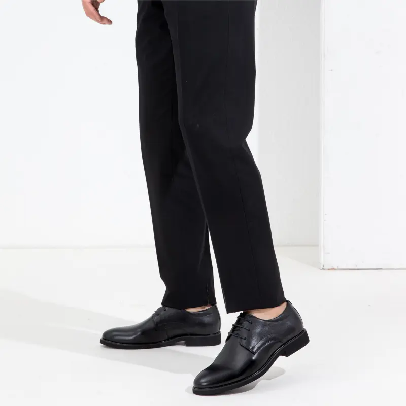 AOKANG Dress Shoes Men Low Top Black-6