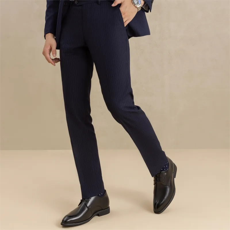AOKANG Dress Shoes Men Low Top Black-7