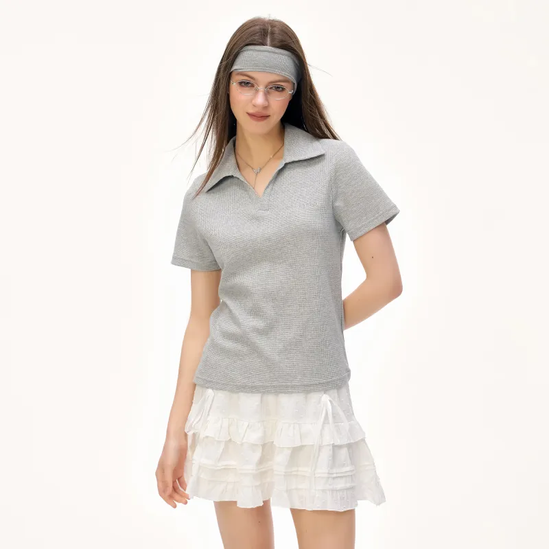 MOOD BERRY Set in Sleeve T Shirt Women's-7