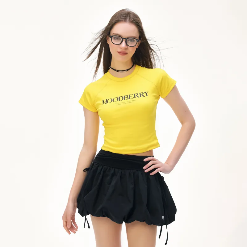 MOOD BERRY T Shirts Women's Yellow-2