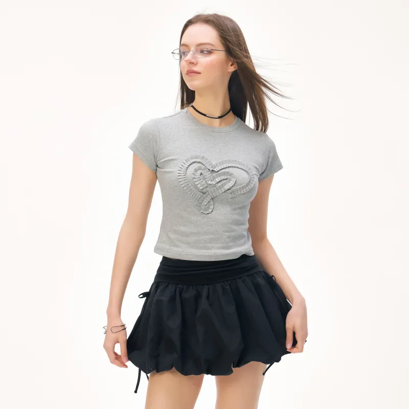 MOOD BERRY Set in Sleeve T Shirt Women's-3