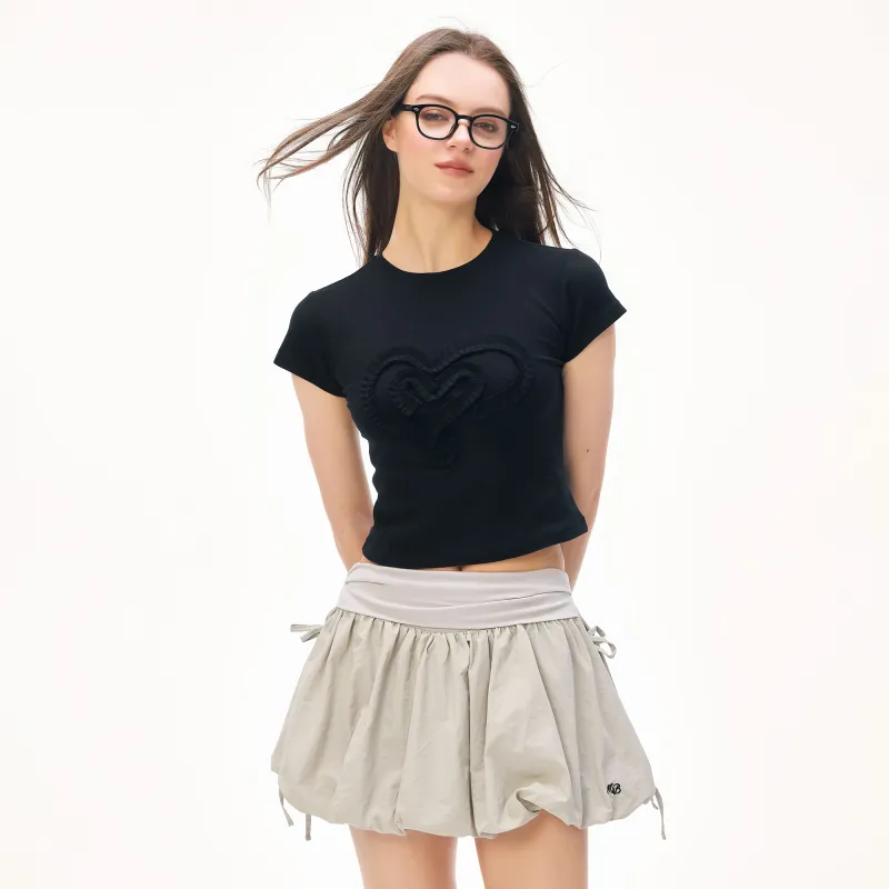 MOOD BERRY Set in Sleeve T Shirt Women's-8