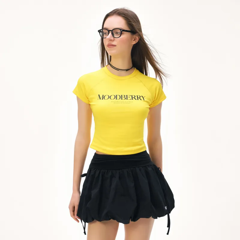 MOOD BERRY T Shirts Women's Yellow-3