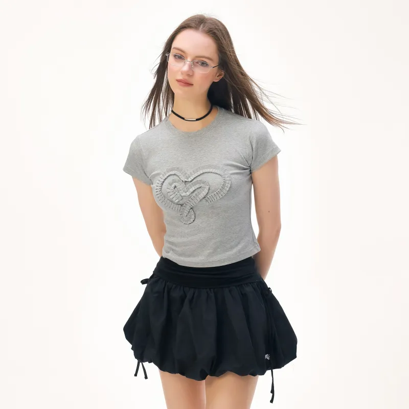 MOOD BERRY Set in Sleeve T Shirt Women's-4