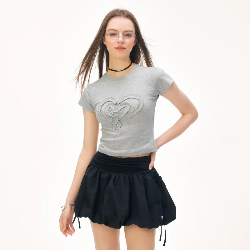 MOOD BERRY Set in Sleeve T Shirt Women's-2