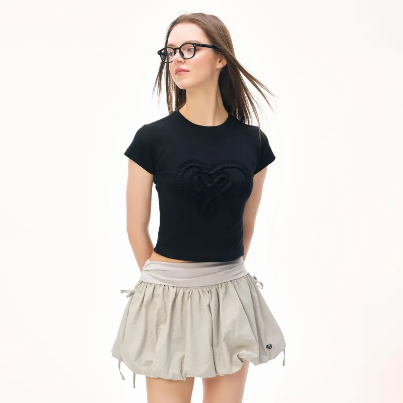 MOOD BERRY Set in Sleeve T Shirt Women's-7