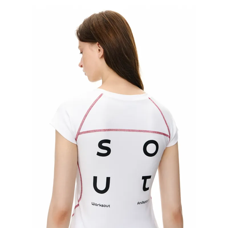 WORKSOUT Regular T Shirt Women's-2